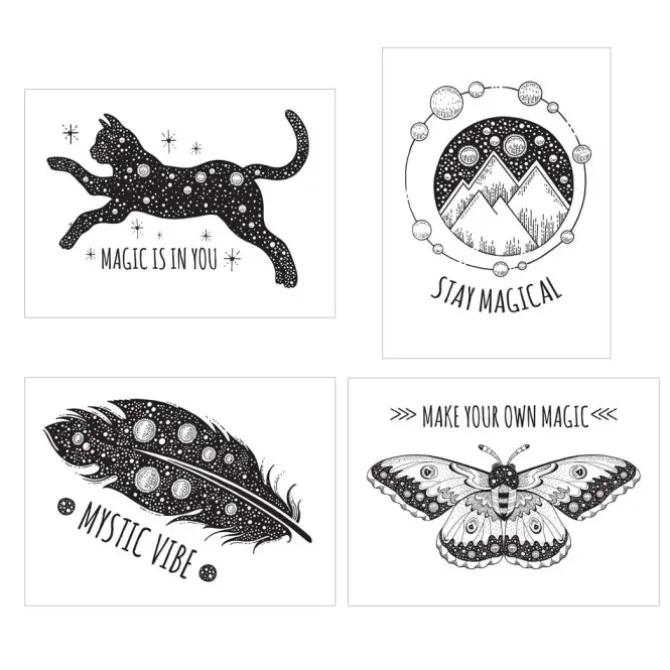 Celestial Magic Temporary Tattoos