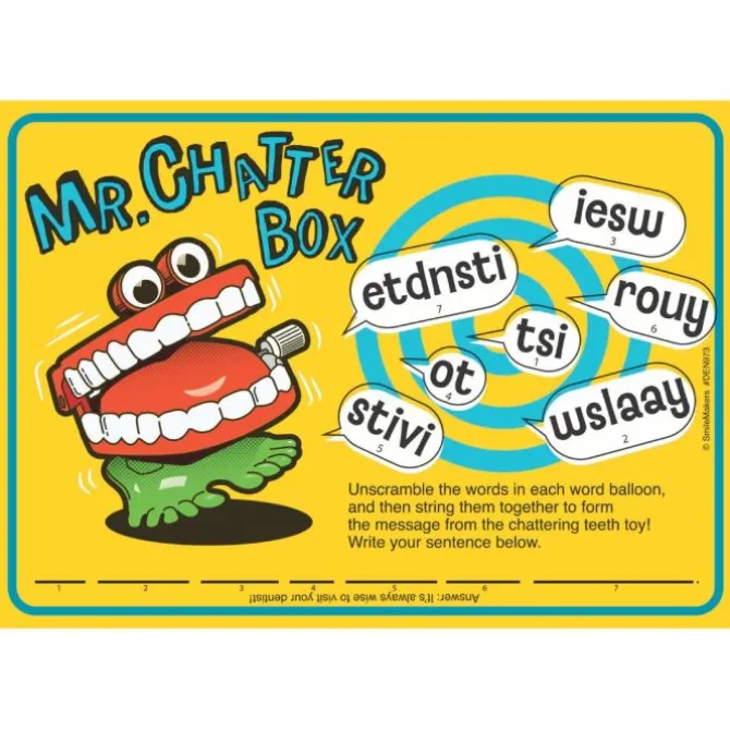 Chatter Teeth Brushing Charts