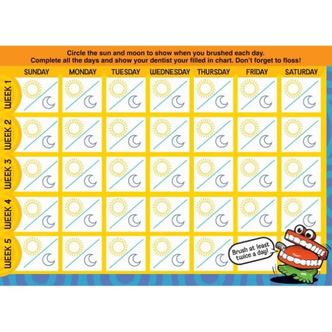 Chatter Teeth Brushing Charts