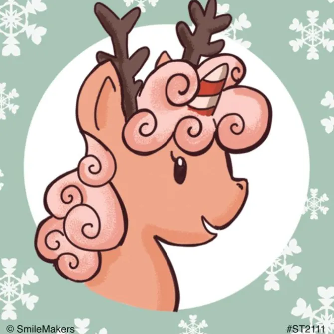 Chibi Holiday Unicorn Stickers