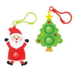 Christmas Fidget Popper Backpack Pulls