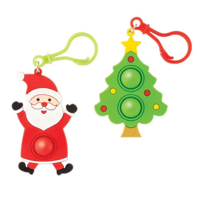 Christmas Fidget Popper Backpack Pulls