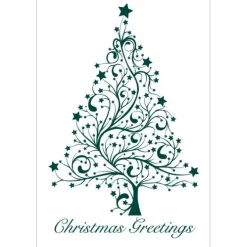 Christmas Greetings Tree Greeting Cards