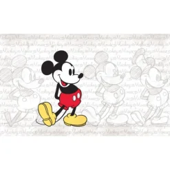 Classic Mickey Mouse XL Chair Rail Wall Mural