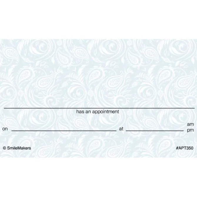 Classic Swirls Appointment Cards