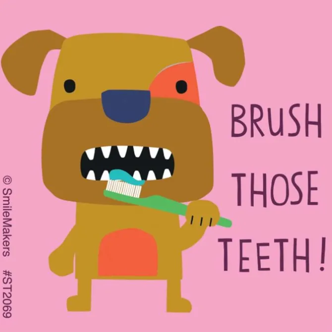 Clean Teeth Animals Stickers