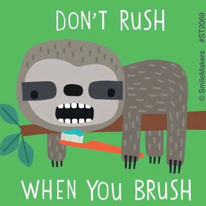 Clean Teeth Animals Stickers