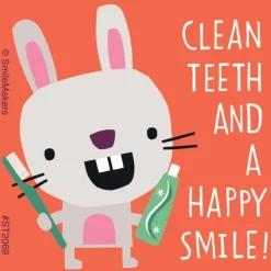 Clean Teeth Animals Stickers