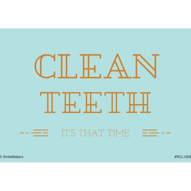 Clean Teeth Recall Cards