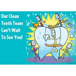 Clean Teeth Team Recall Cards