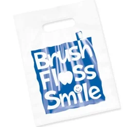 Clear Brush, Floss, Smile Bags