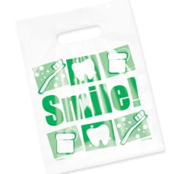 Clear Green Accessories Bags