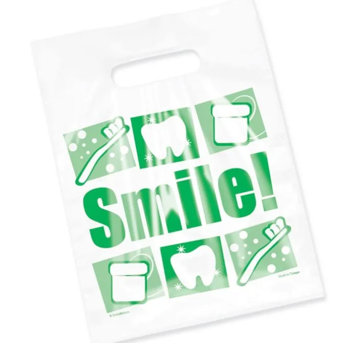 Clear Green Accessories Bags