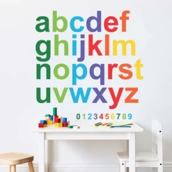 Colorful Lowercase Alphabet Giant Wall Decals