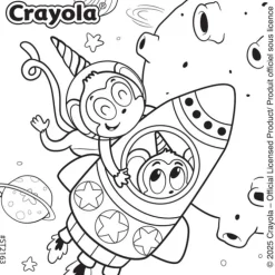 Color-Your-Own Crayola Stickers