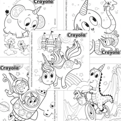 Color-Your-Own Crayola Stickers