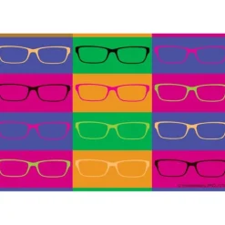 Colourful Glasses Recall Cards