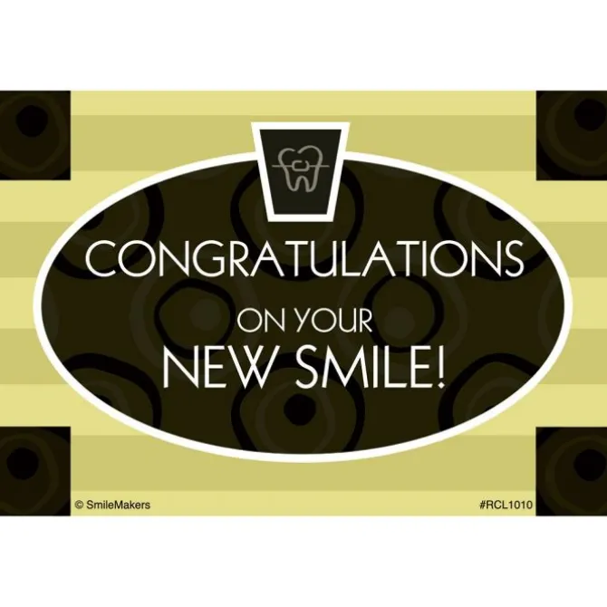 Congrats on Your New Smile Recall Cards