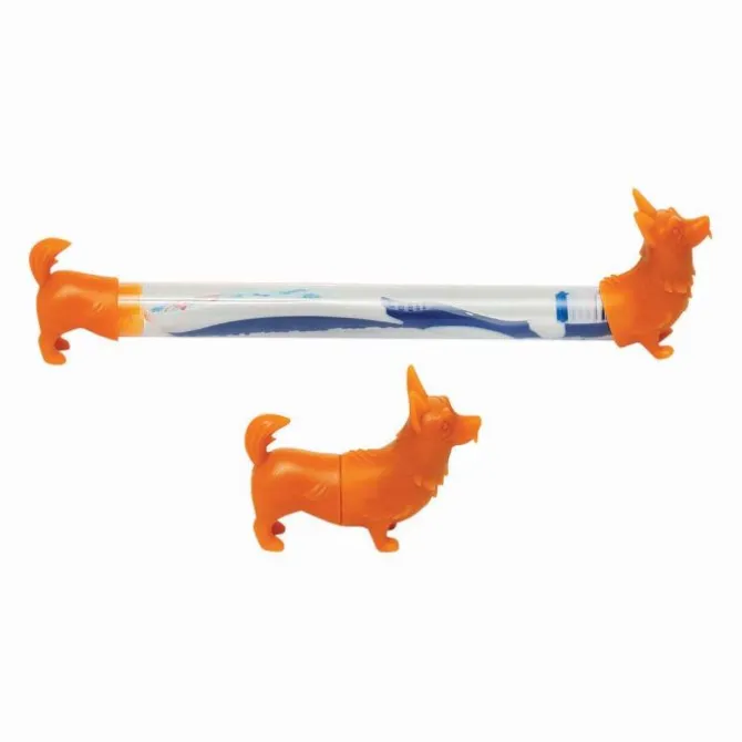 Corgi Toothbrush Holders with Toothbrush