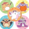 Costume Smushy Animal Stickers