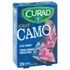 Curad® Case Pink/Blue Fabric Camo Bandages