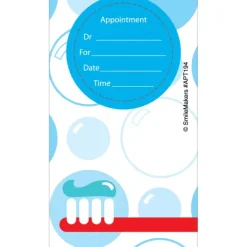 Custom Brush & Bubbles Appointment Cards