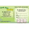 Custom BrushFlossSmile Monkey Appointment Cards