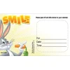 Custom Bugs Bunny Smile Sticker Appointment Cards