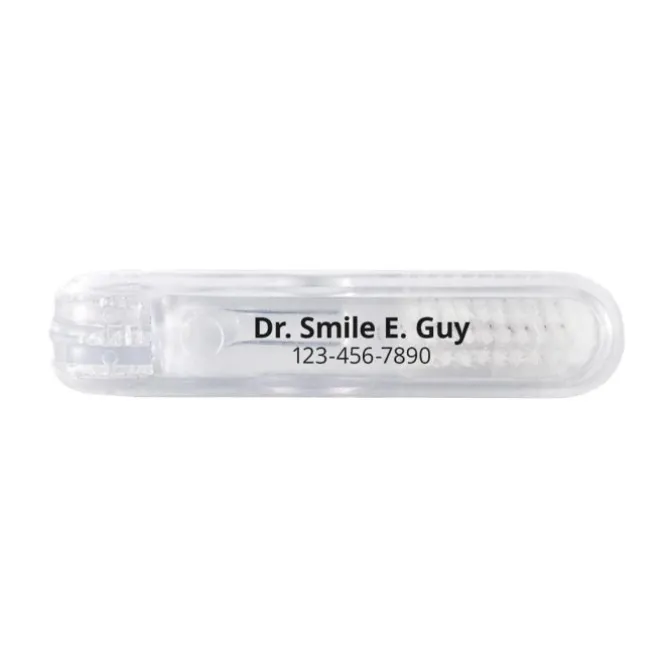 Custom Clear Folding Travel Toothbrushes
