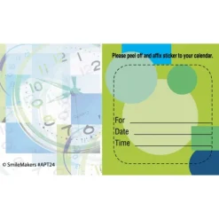 Custom Clock Appointment Cards