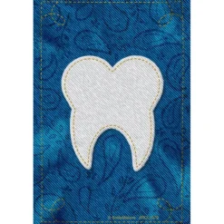 Custom Denim Tooth Recall Cards