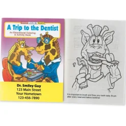 Custom Dentist Coloring Books