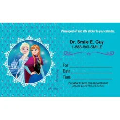Custom Disney Frozen Anna & Elsa Appointment Cards