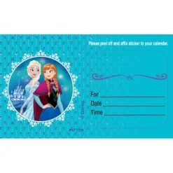 Custom Disney Frozen Anna & Elsa Appointment Cards