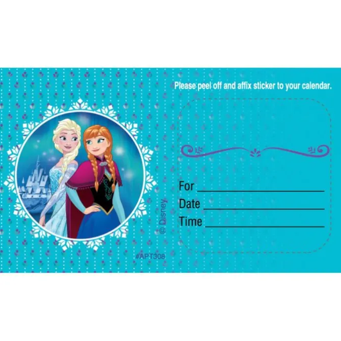 Custom Disney Frozen Anna & Elsa Appointment Cards