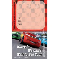 Custom Disney•Pixar Cars Dental Team Appointment Cards