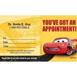 Custom Disney•Pixar Cars Stay the Course Appointment Cards