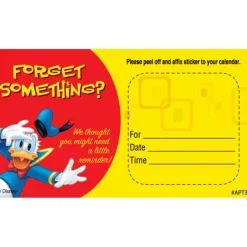 Custom Donald Forget Something? Appointment Cards
