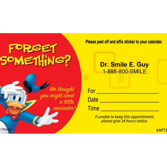 Custom Donald Forget Something? Appointment Cards