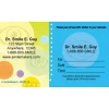Custom Eye Bubbles Sticker Appointment Cards