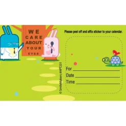 Custom Eye Care About You Bunny Appointment Cards