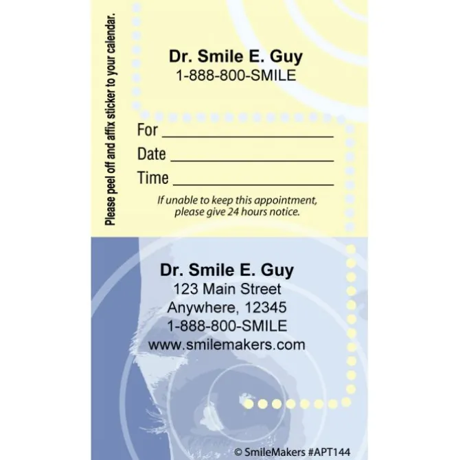 Custom Eye Photo Appointment Cards
