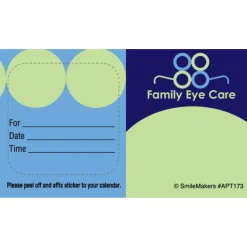 Custom Family Eye Care Appointment Cards