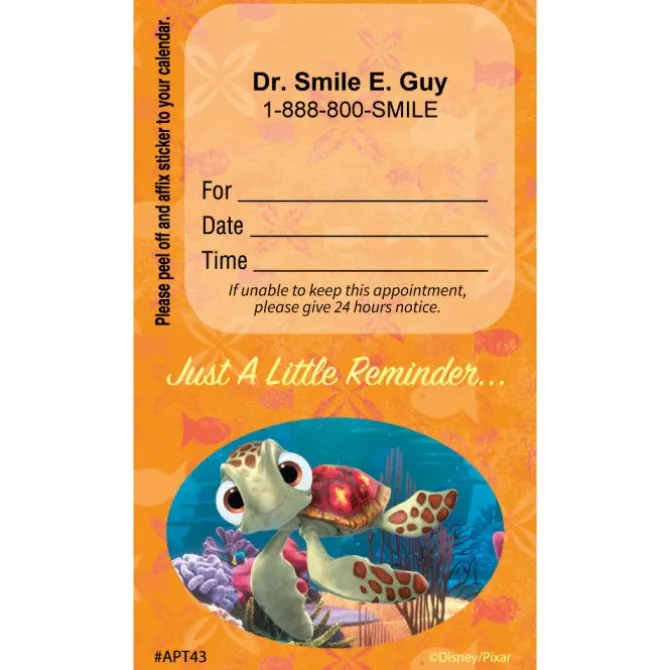Custom Finding Nemo Reminder Appointment Cards
