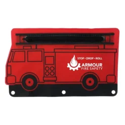 Custom Fire Engine Pencil Pouches