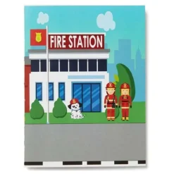 Custom Fire Station Reusable Sticker Activity Book