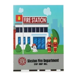 Custom Fire Station Reusable Sticker Activity Book