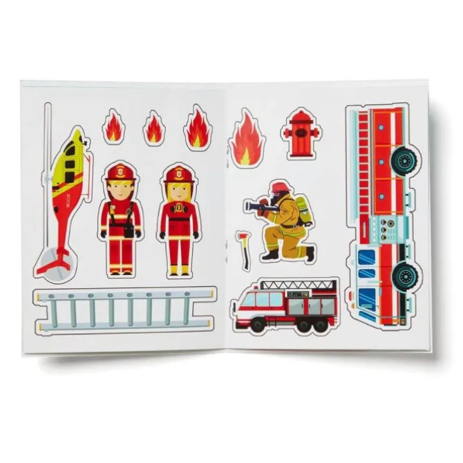 Custom Fire Station Reusable Sticker Activity Book