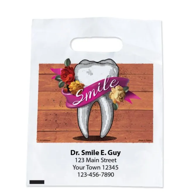 Custom Floral Tooth Bags