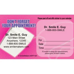 Custom Floss Don't Forget Appointment Cards